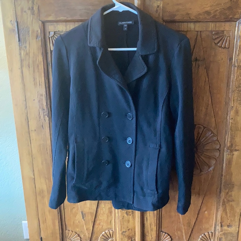 Eileen Fisher Peacoat Style Blazer, XS